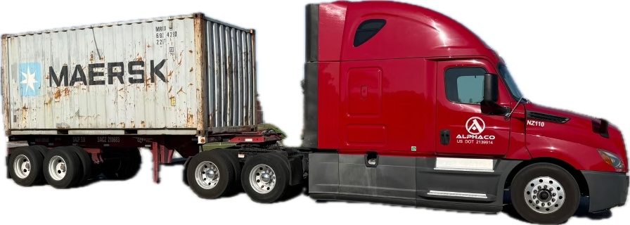 AlphaCo Drayage truck